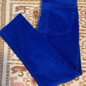 Royal blue J Brand skinny cords
